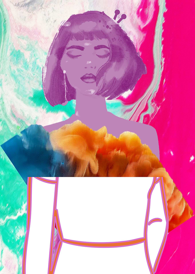Abstract Woman Portrait