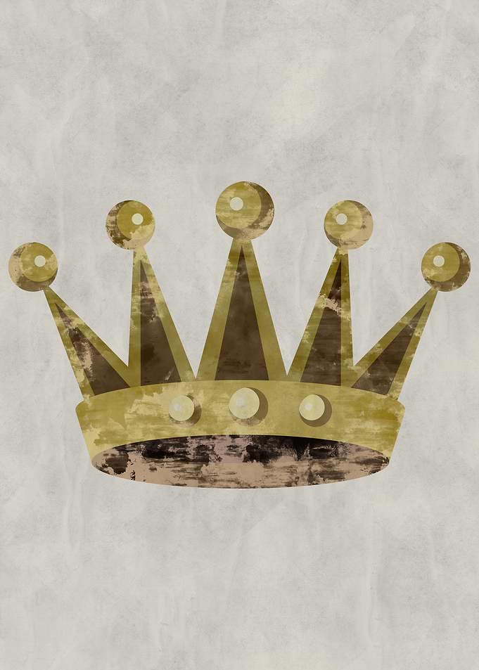 Vintage Gold Crown