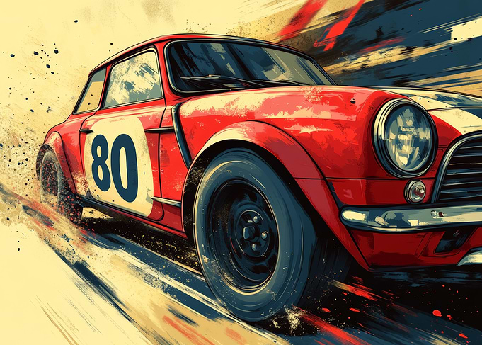 Vintage Race Car