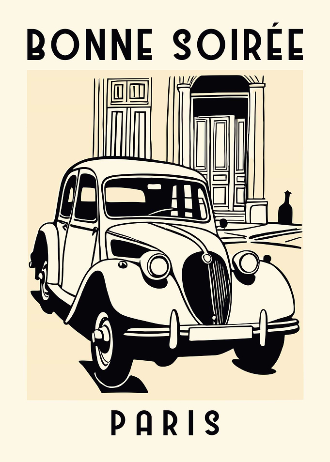 Vintage Car in Paris