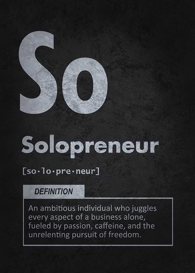 Solopreneur Element Definition, Funny Success