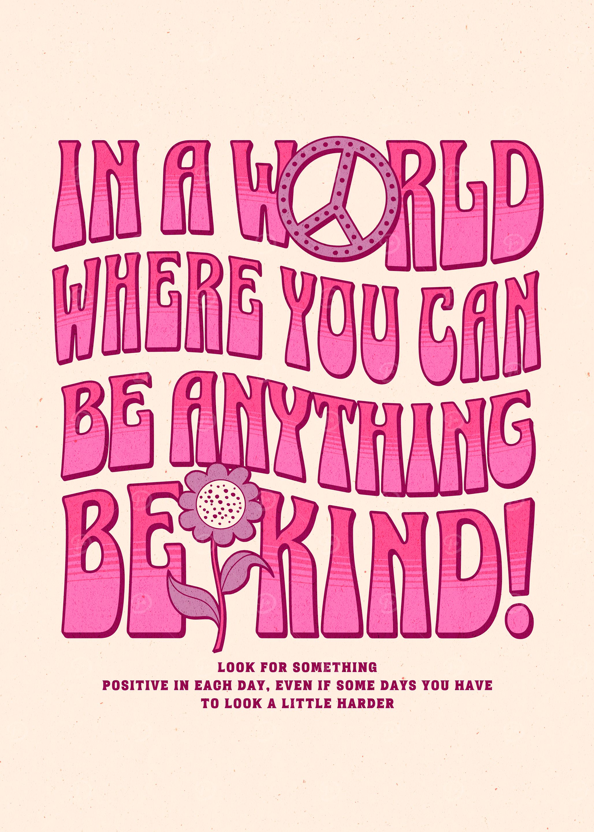 Be Kind Poster