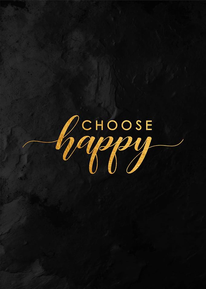 Choose Happy Wall Art