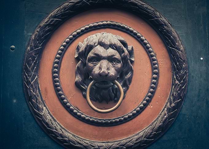 Lion Door Knocker