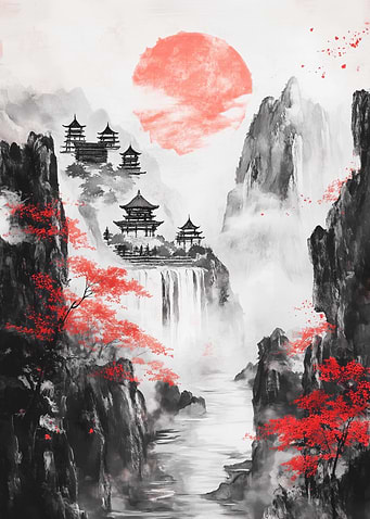 Japanese Mountain Temple