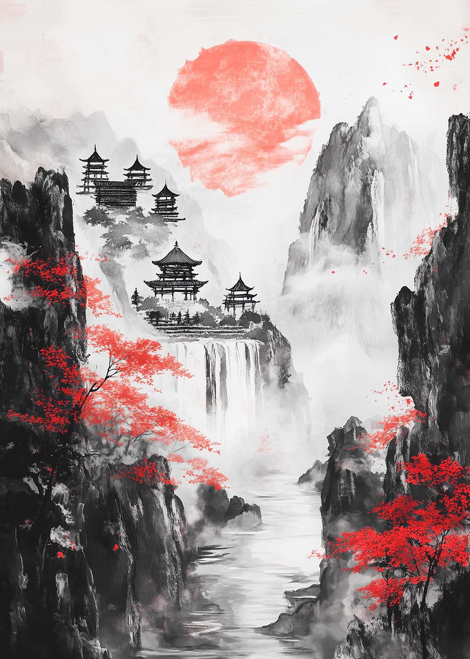 Japanese Mountain Temple