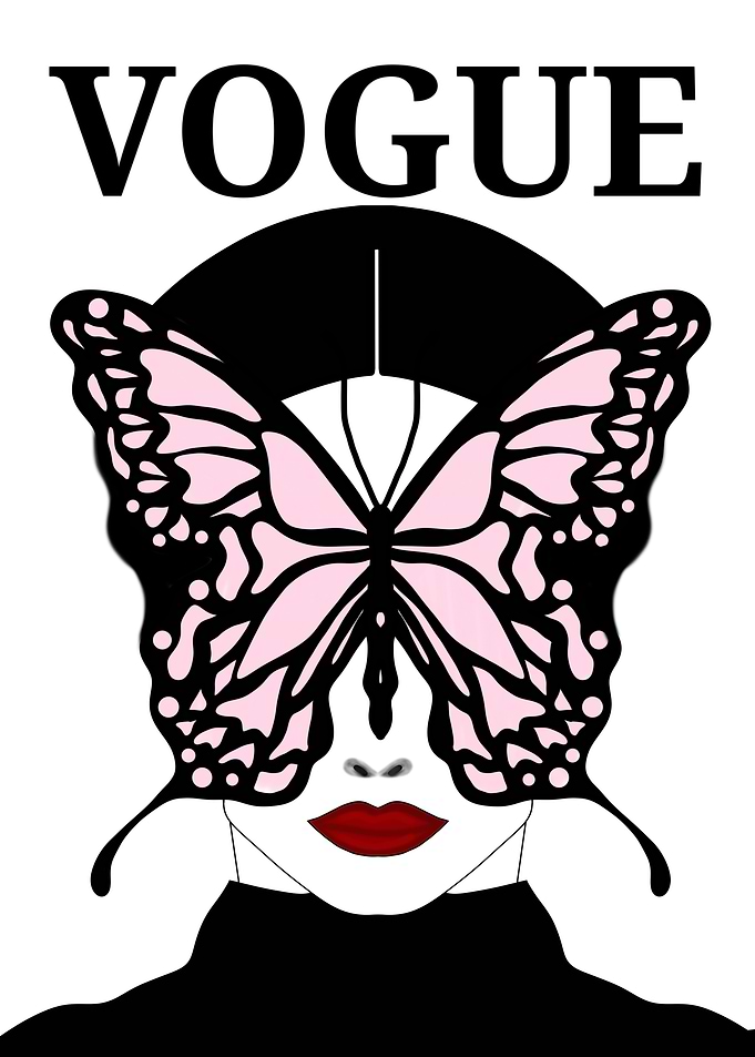 Vogue Butterfly Woman