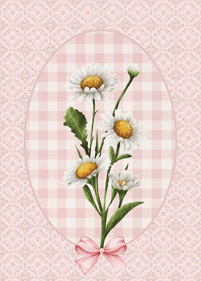 April Birth Flower Daisy