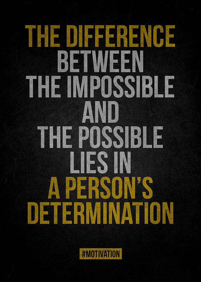 Determination Quote