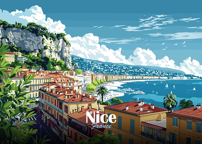 Nice, France Cityscape