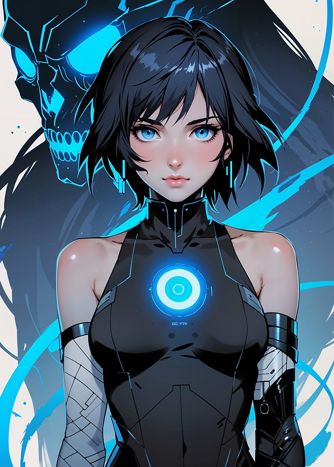 Cyberpunk Anime Girl