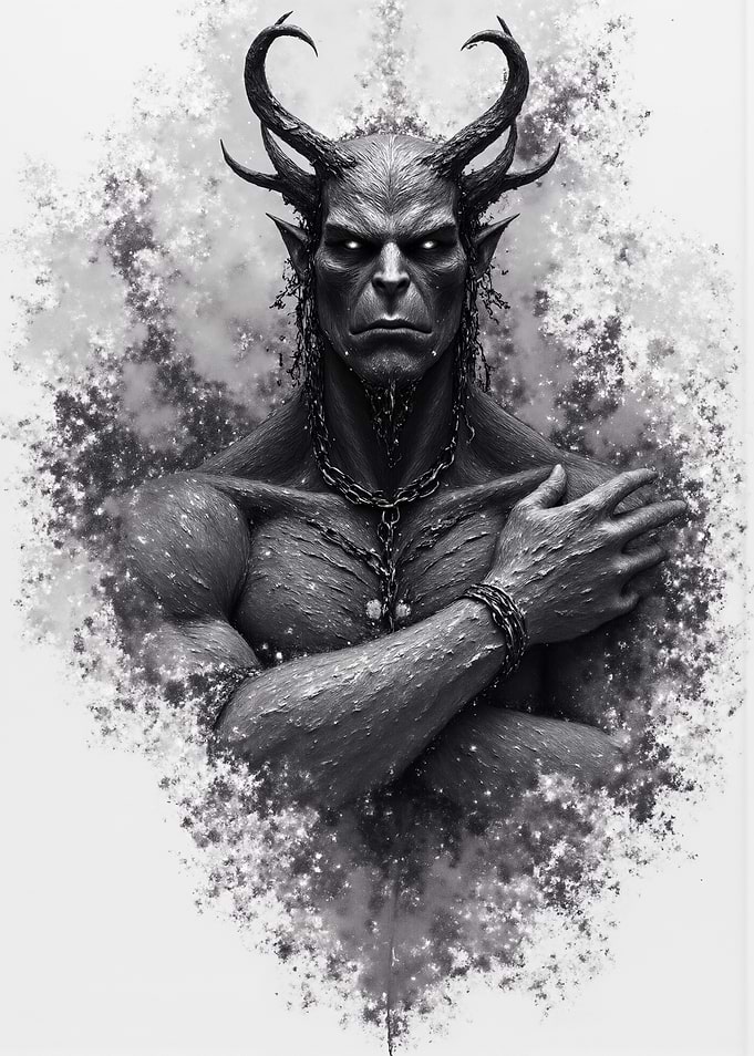 Demon with Horns