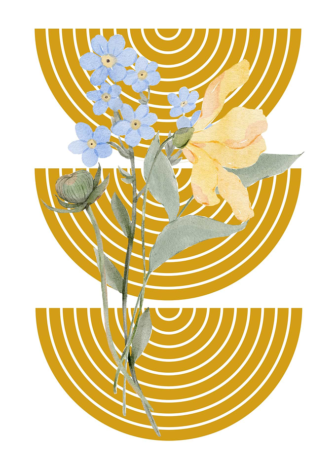 Floral Watercolor with Arches