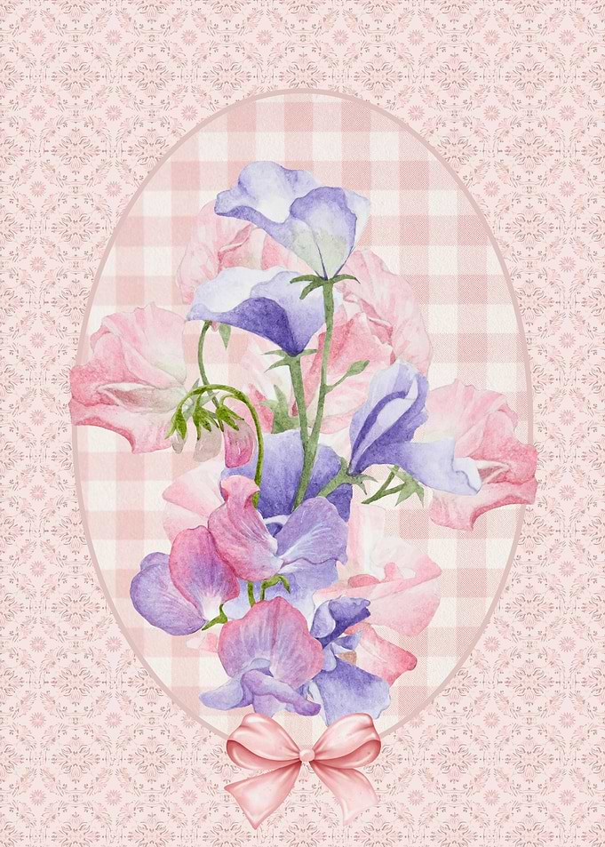 April Birth Flower Sweet Pea