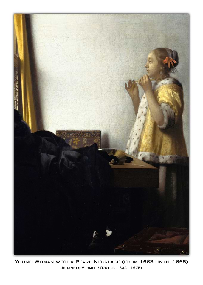 Young Woman with Pearl Necklace