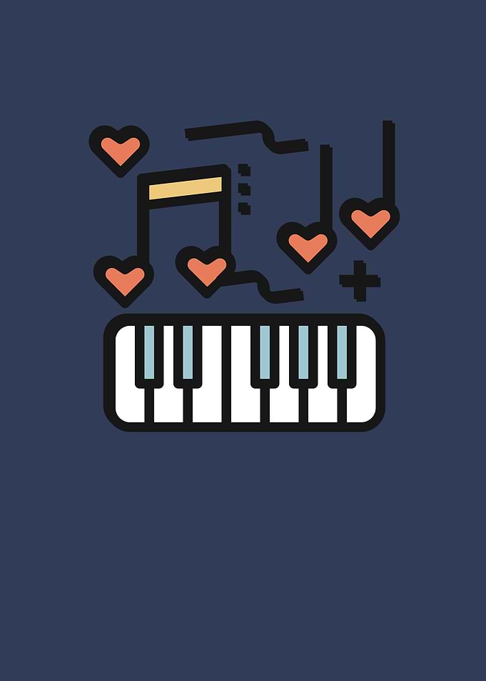 Music Keyboard Love