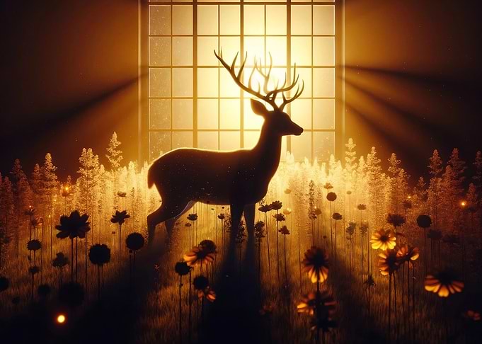 Deer in the wild