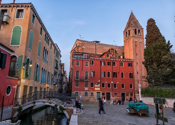 Campo San Vidal In Venice