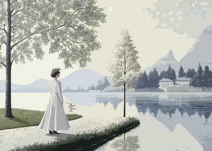 Woman by the Lake