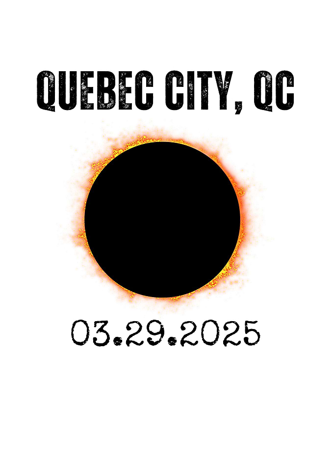 Quebec City Solar Eclipse