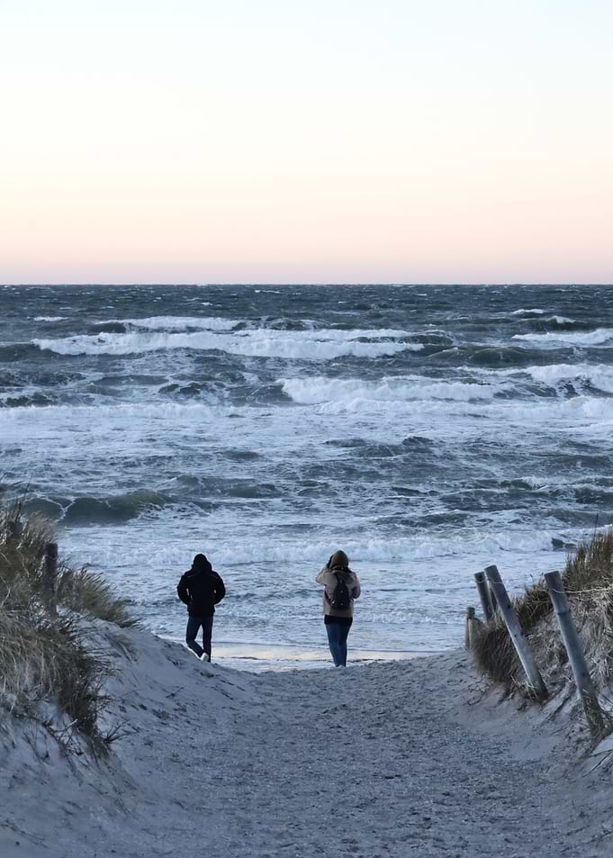 Two Figures by the Sea