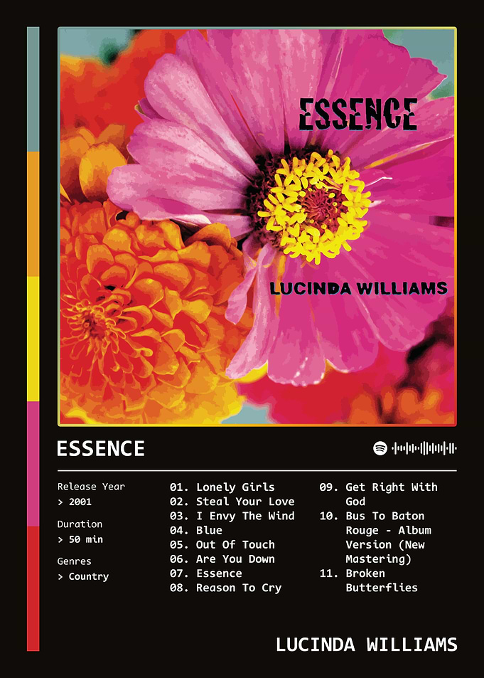 Essence (2001) Album by Lucinda Williams