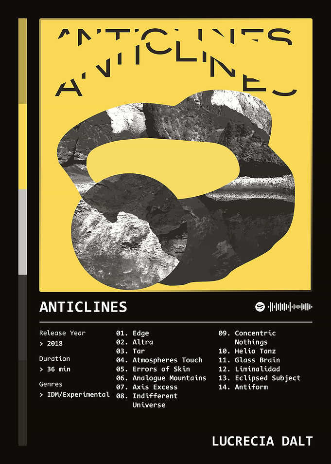 Anticlines (2018) Album by Lucrecia Dalt