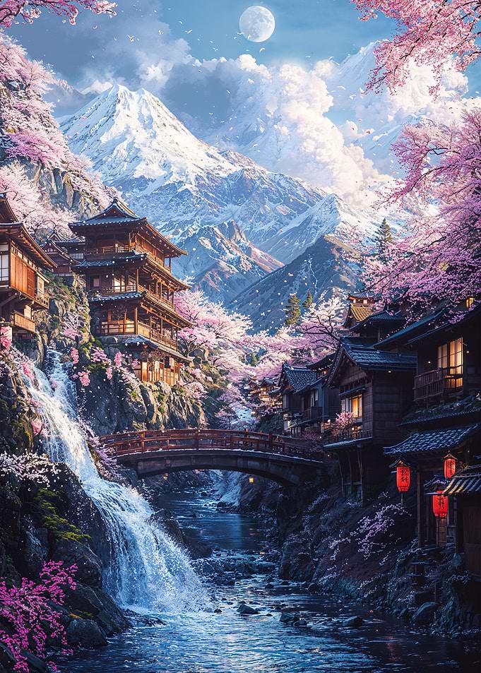 Japanese Mountain Village