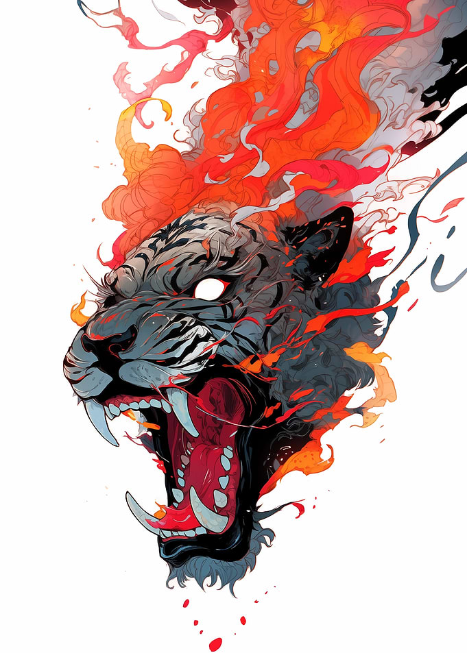 Fiery Tiger Roar