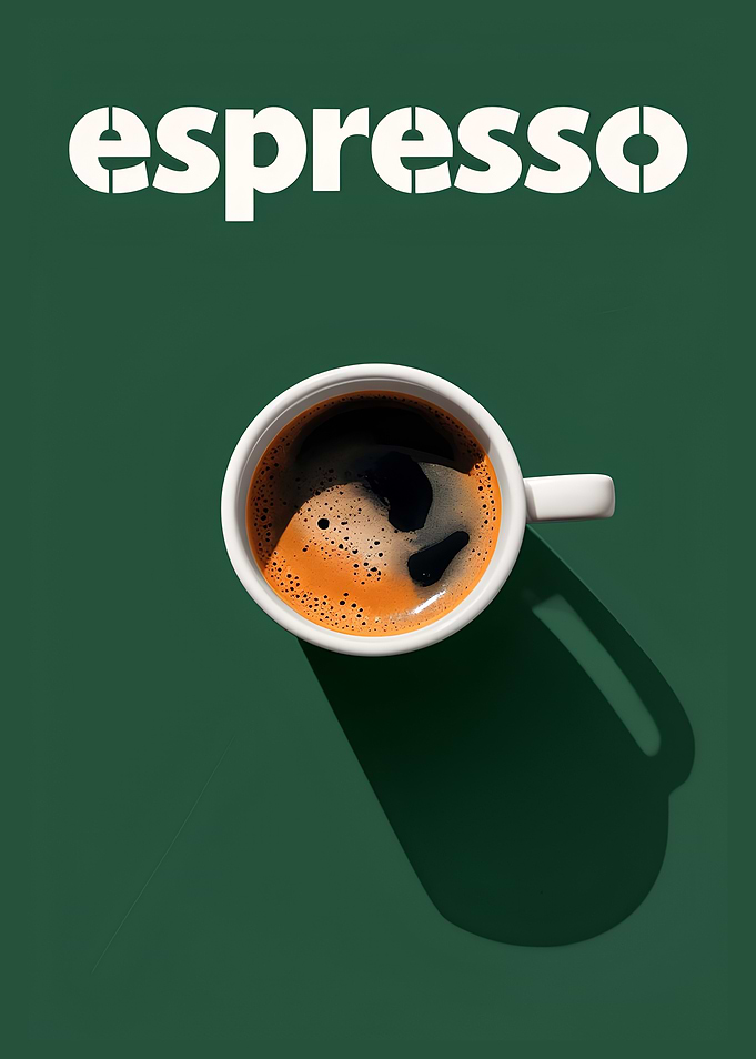 Espresso Cup on Green