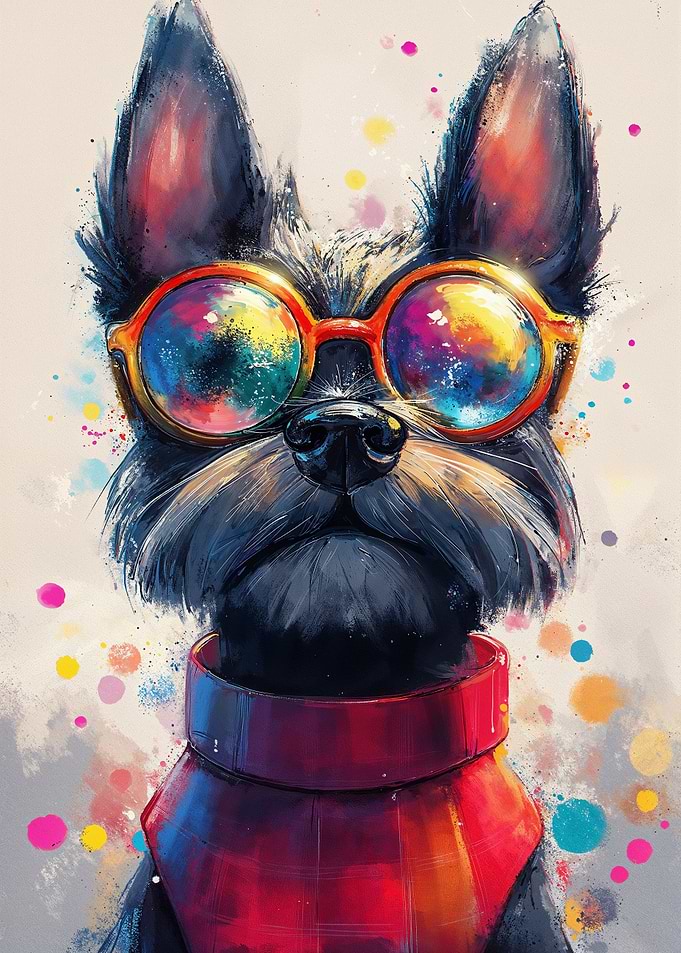 Dog in Sunglasses