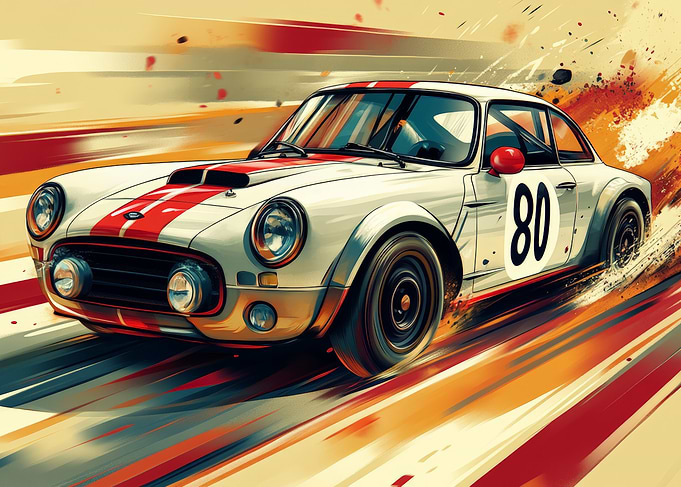 Vintage Race Car