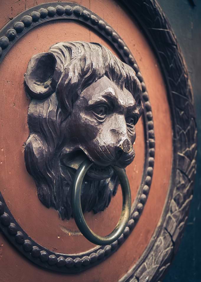 Lion Door Knocker