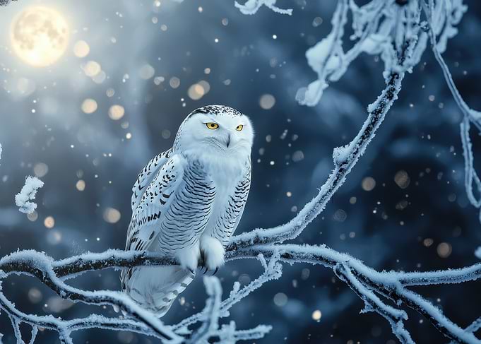 Snowy Owl in Winter