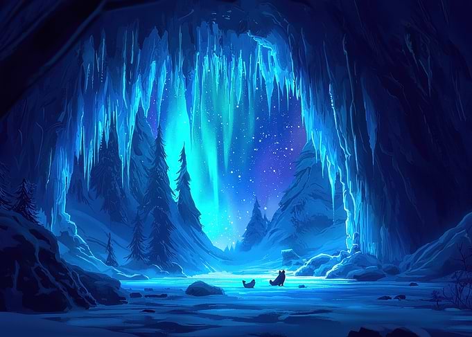 Aurora Borealis Cave