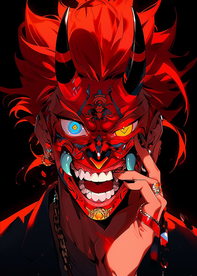 Anime Demon Mask 1