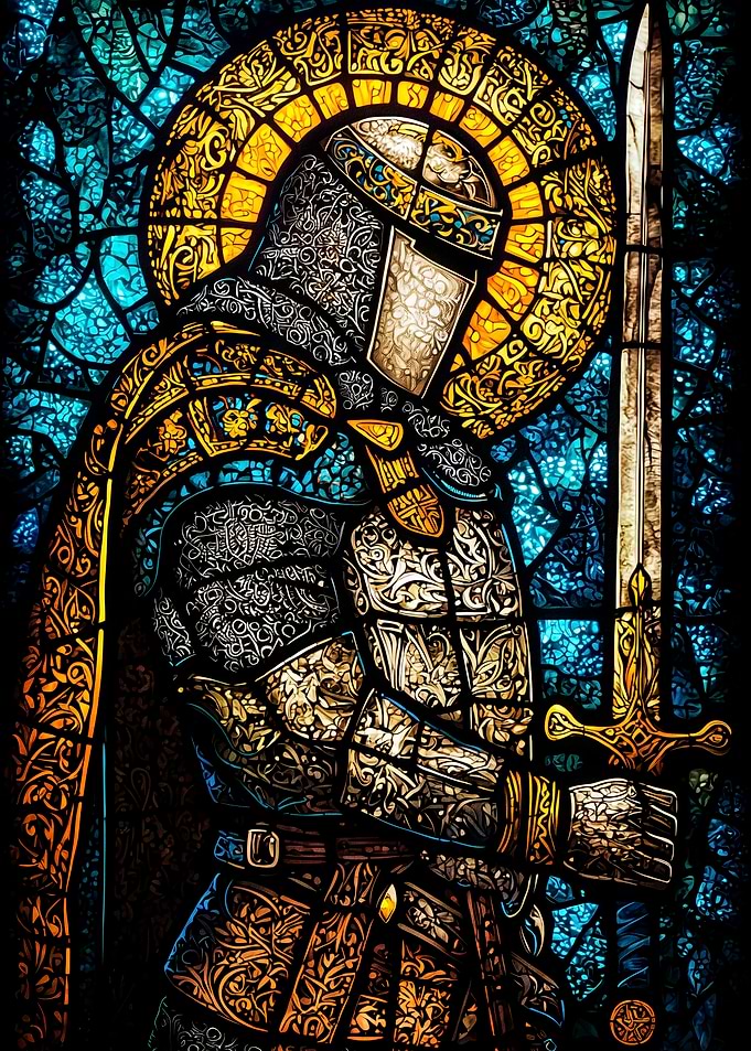 Stained Glass Knight