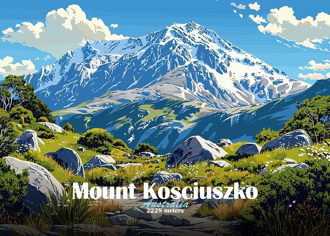 Mount Kosciuszko Landscape
