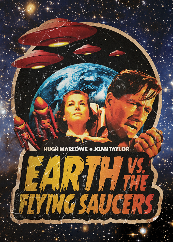 Earth vs. The Flying Saucers Poster