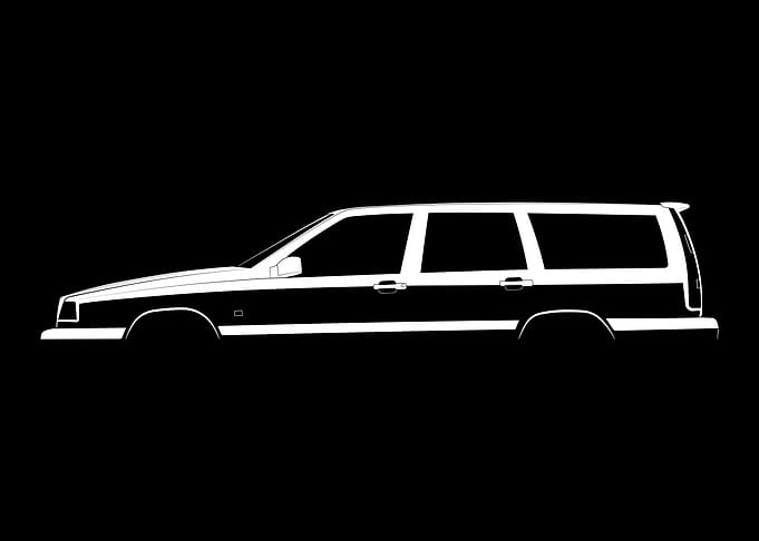 Volvo 850 R Estate Silhouette