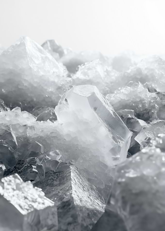 Ice Crystals Close-Up
