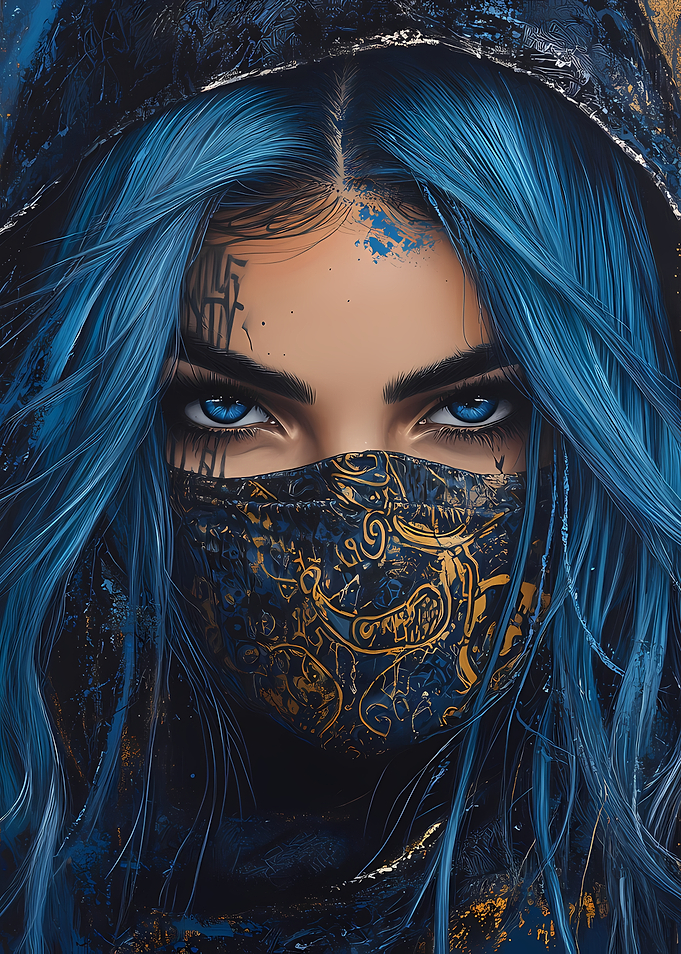Gypsy Woman with Mask