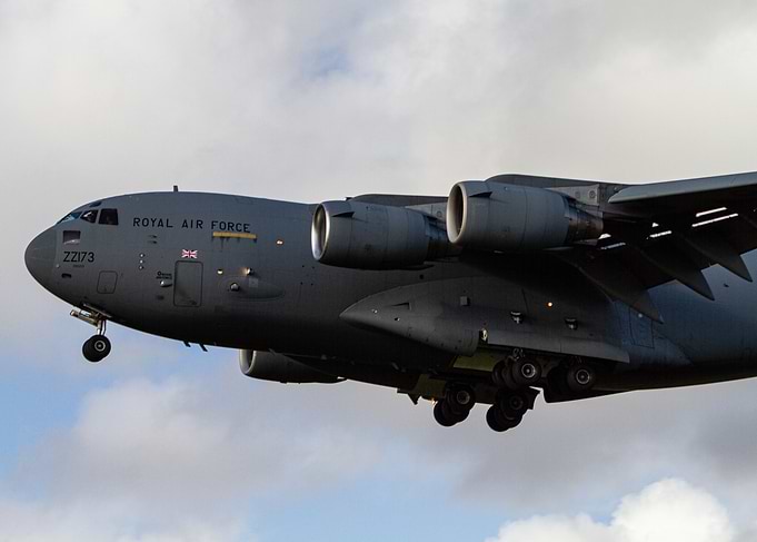 C17 Landing
