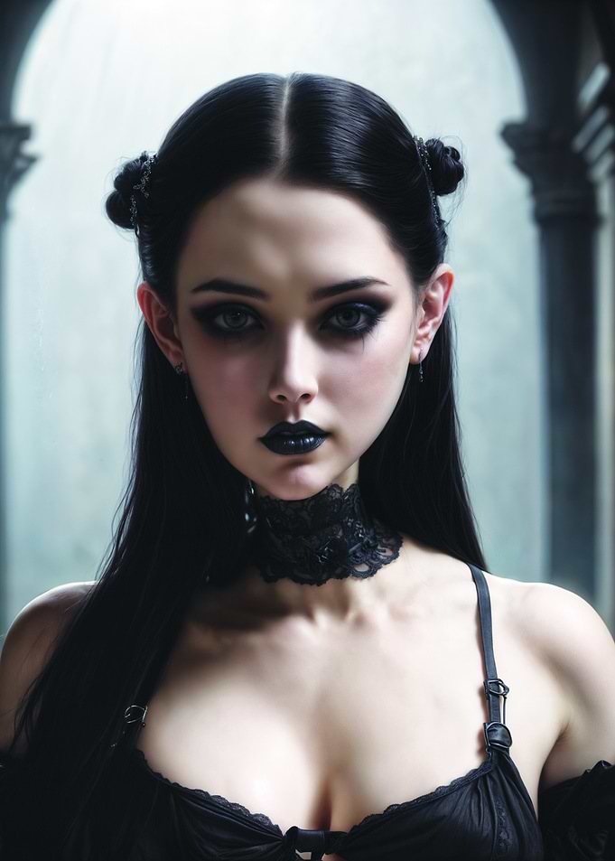 Gothic Woman Portrait