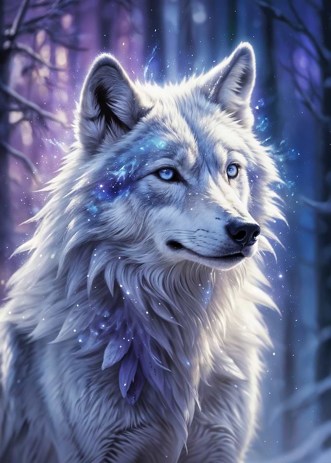 White Wolf in Winter