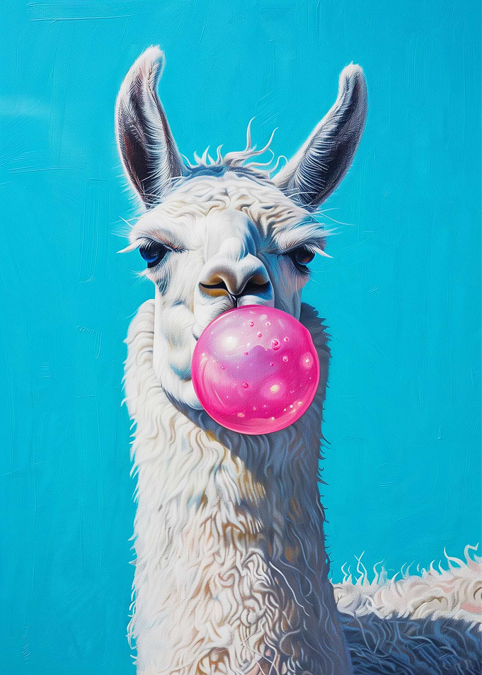 Llama Bubble Gum