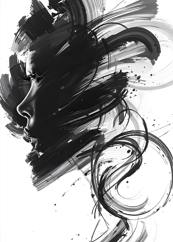 Abstract Woman Portrait