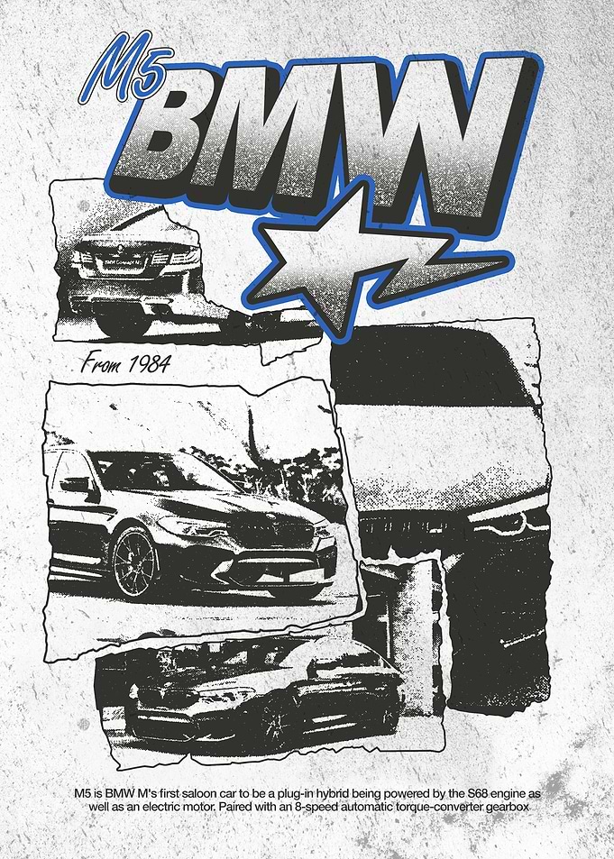 BMW M5 Grunge Style