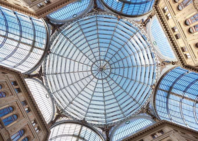 Umberto I gallery in Naples