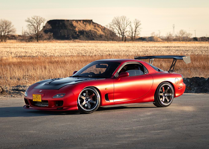 Red Mazda RX-7